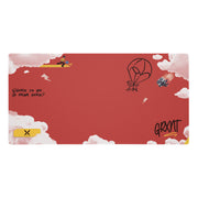 GRXNT Mousepad 36"x18" (Crimson Red)