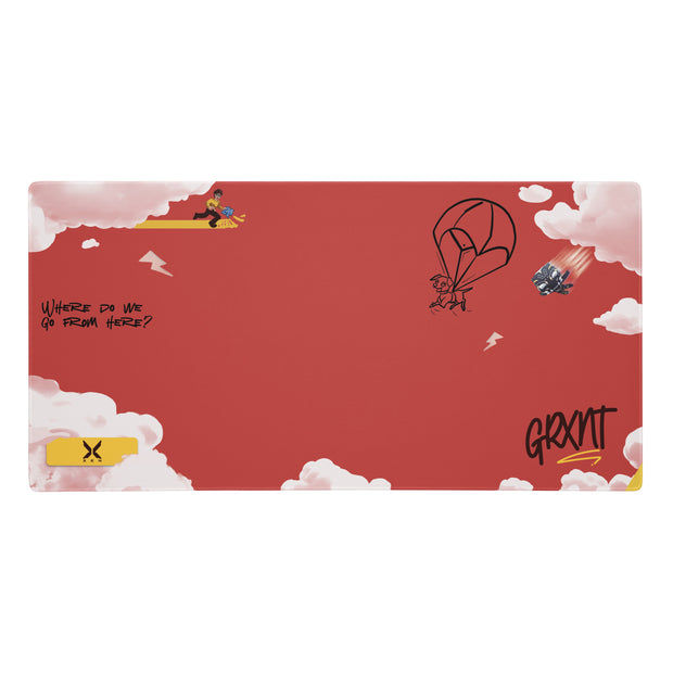 GRXNT Mousepad 36"x18" (Crimson Red)
