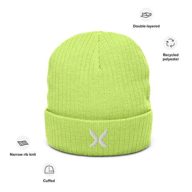 Xen Ribbed Knit Beanie