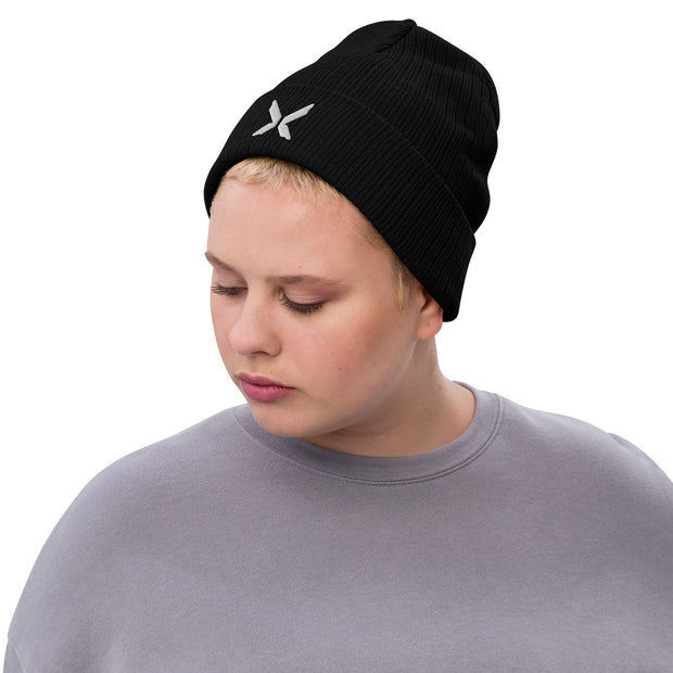 Xen Ribbed Knit Beanie